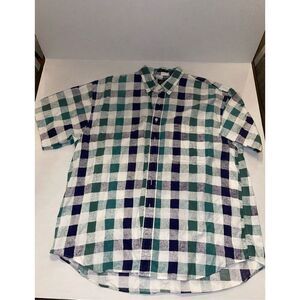 Men's Salty Dog Size Xl Big Imperial Poplin Short Sleeve Cotton Shirt A18‎